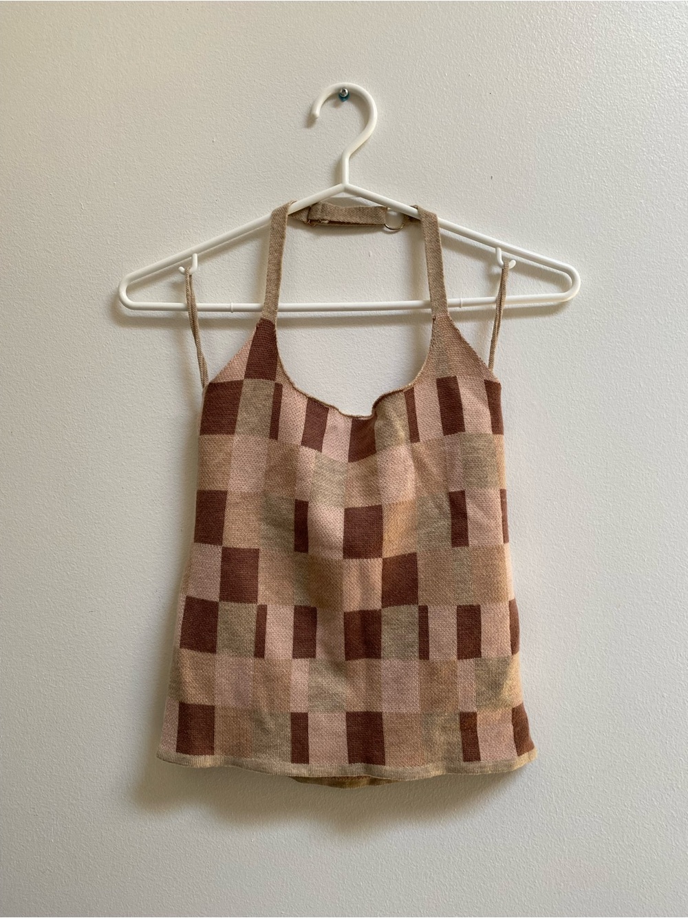 Heartloom Knit Halter Tank Top S